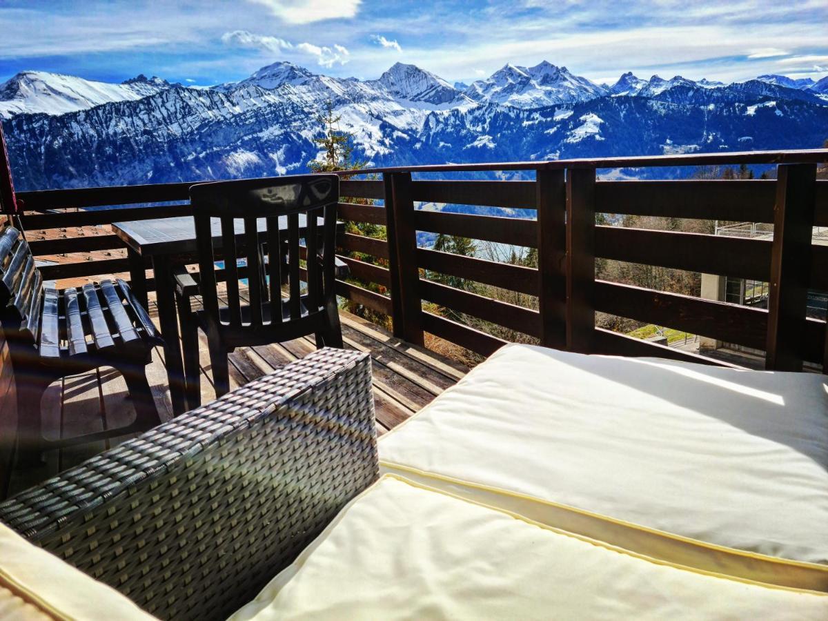 Chalet Lilo 4 Zimmer Big View Beatenberg Extérieur photo
