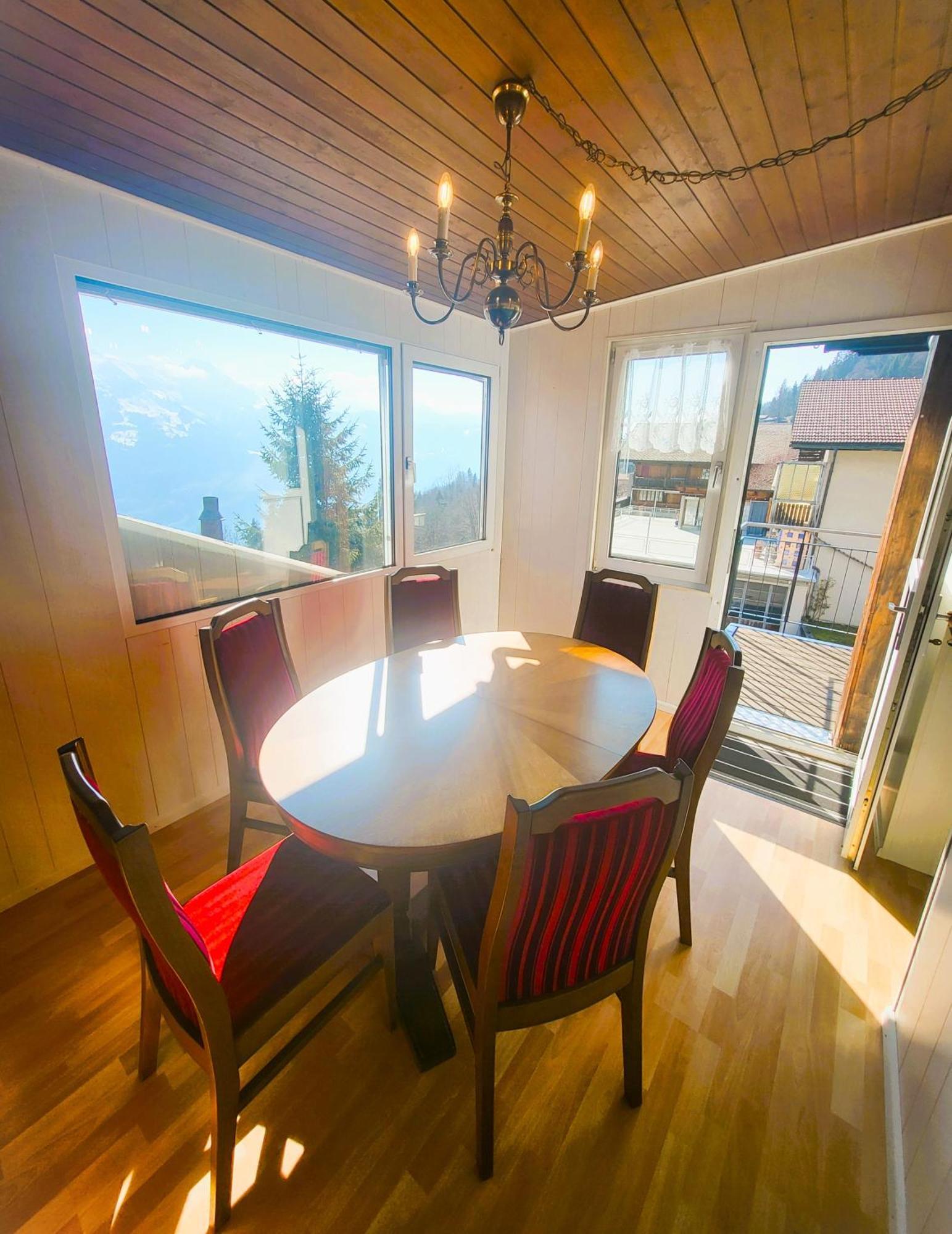Chalet Lilo 4 Zimmer Big View Beatenberg Extérieur photo